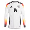 Camisetas Alemania Musiala 14 Primera Euro 2024 Manga Larga - Hombre
